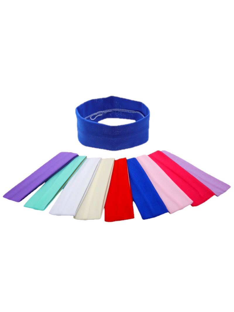 Cintillo Strech Color Fuerte 12 Unidades