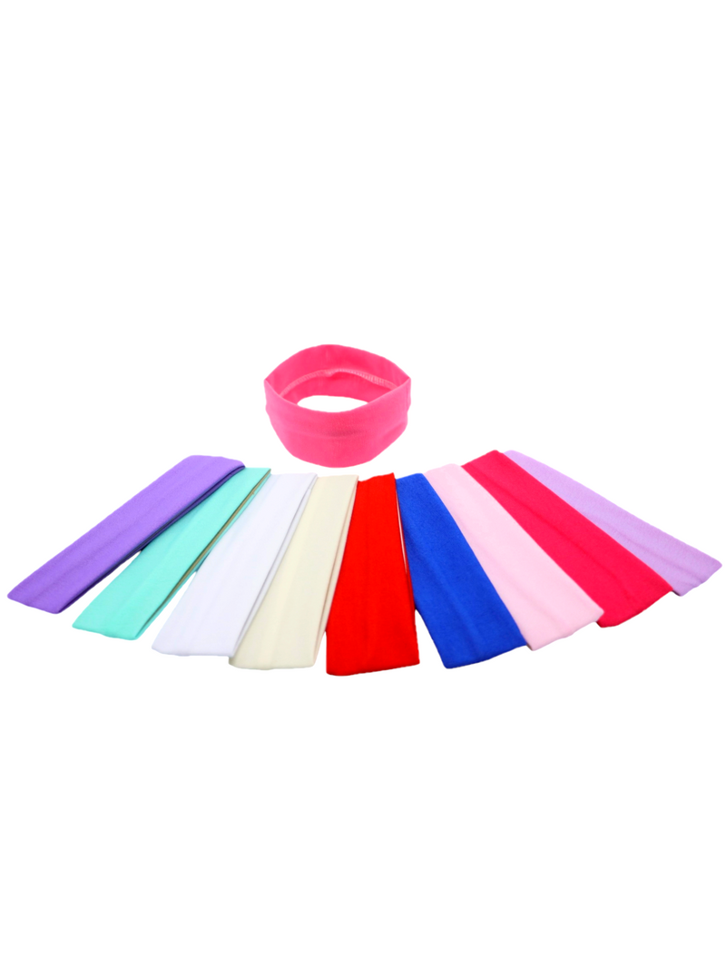 Cintillo Strech Color Fuerte 12 Unidades