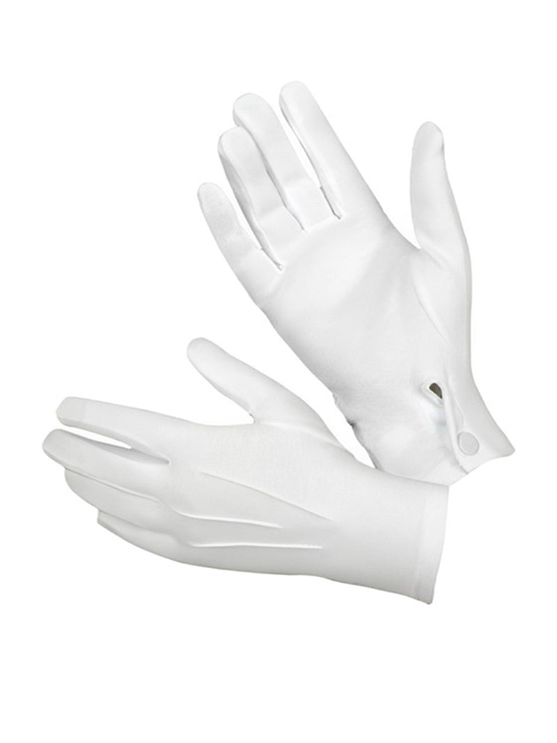 Guantes Blanco Grande Botón X 10 Unidades