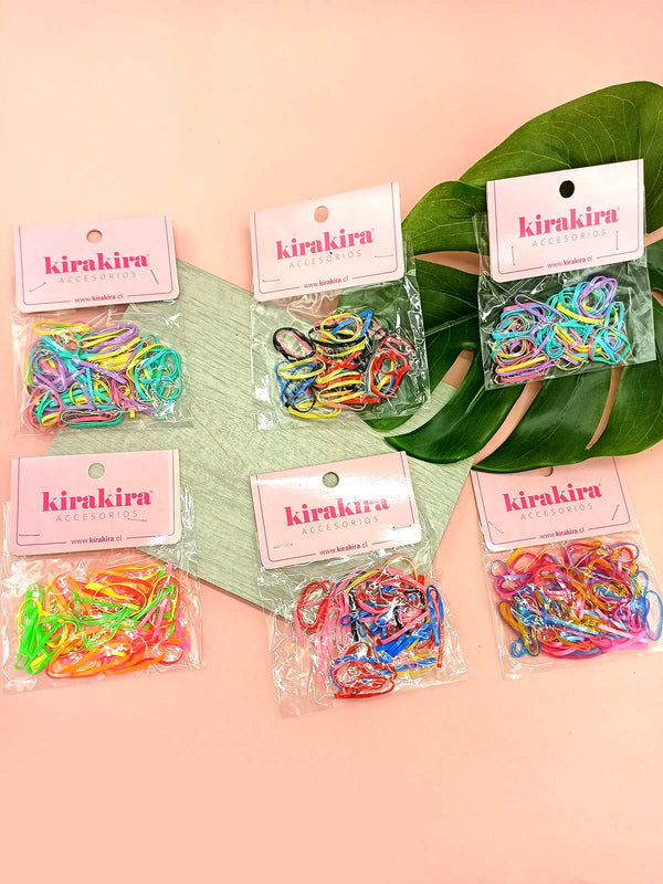 Liga Elastico Para Trenza 3.5 Gramos Colores 1 Unidad