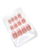 Uñas Postizas Francesa Rosado X1 Set