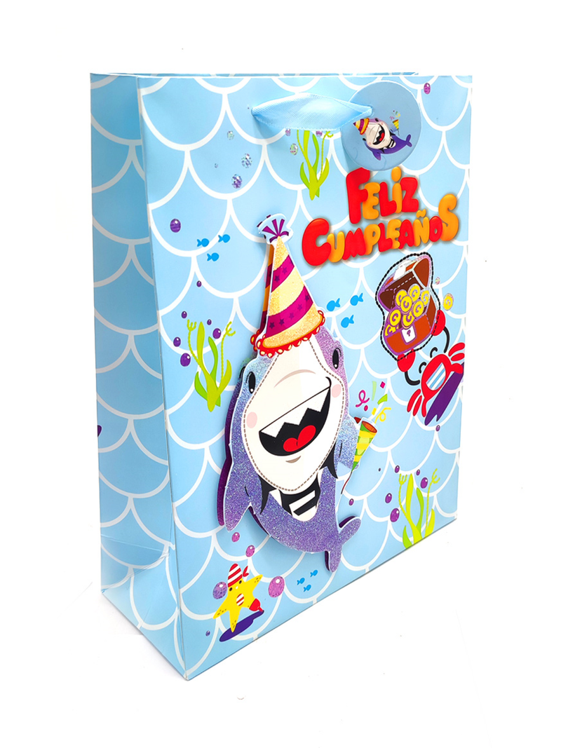 Bolsa de Regalo Feliz Cumpleaños Niño 12 Unidades