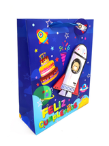 Bolsa de Regalo Feliz Cumpleaños Niño 12 Unidades