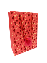 Bolsa de Regalo Corazones Glitter 12 Unidades