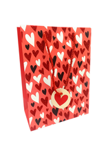 Bolsa de Regalo Corazones Glitter 12 Unidades