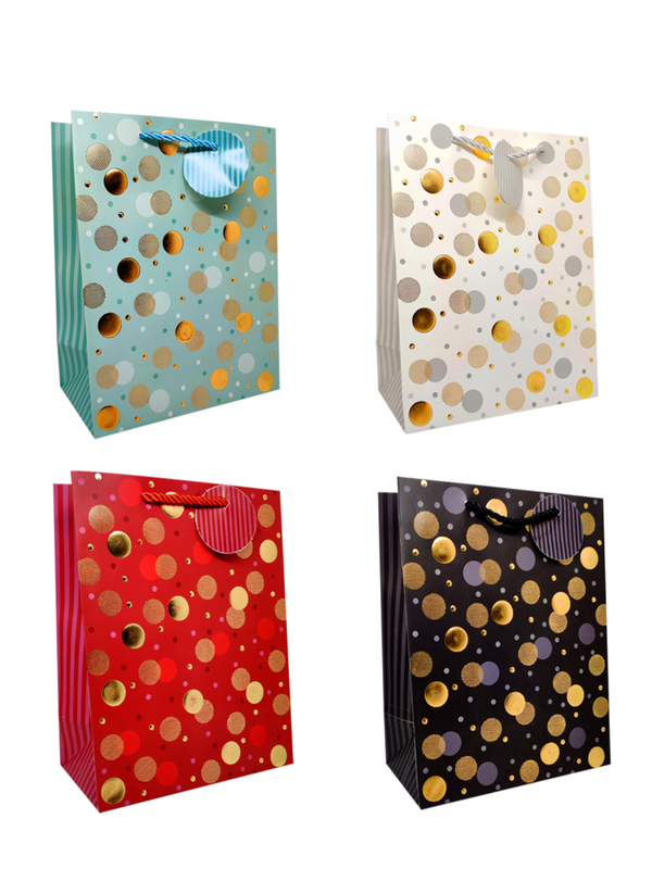 Bolsa de Regalo Golden Circulo 12 Unidades