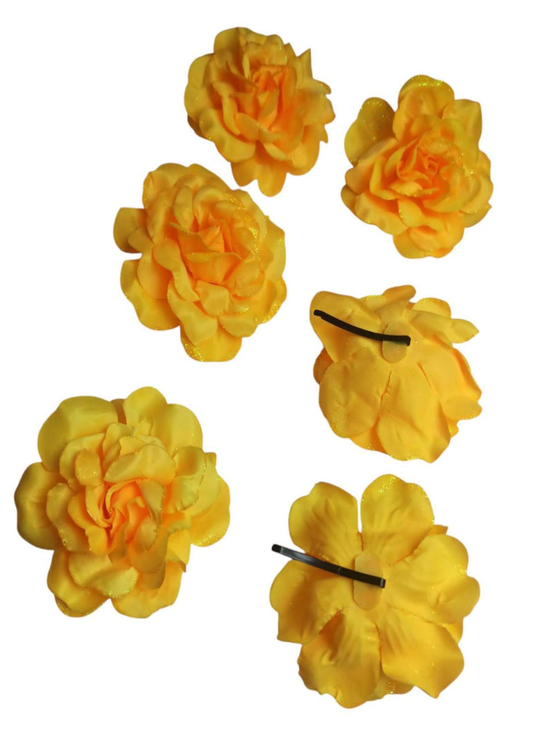 Pinche Rosa 13 Cm Amarillo X 12 Unidades