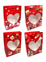 Bolsa de Regalo Ventana Corazón 12 Unidades