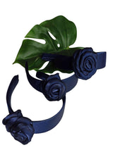Cintillo 2.8 CM Flor Satin  x 12 Unid
