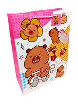 Bolsa de Regalo Capibara Kawaii 30 X 40 X 12 Unidades