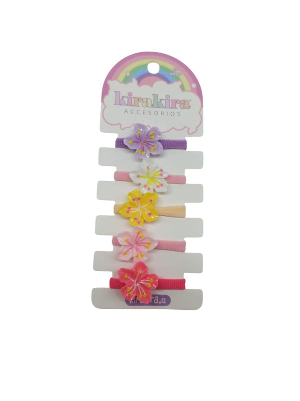 Colet Bebe Figuritas Acrilico Flor Hawaii X 5 Unidades  X1