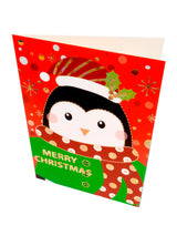 Tarjeta Navideña 9.5X13.5Cm Infantil Golden X 2 Pcs x 12 Unidades