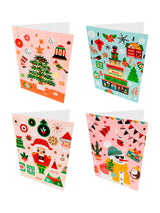 Tarjeta Navideña 12.5X17.5Cm Infantil X 1 Pcs X 12 Unidades