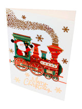 Tarjeta Navideña 12.5X17.5Cm Iconos X 1 Pcs X 12 Unidades