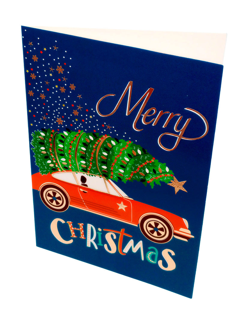 Tarjeta Navideña 12.5X17.5Cm Iconos X 1 Pcs X 12 Unidades