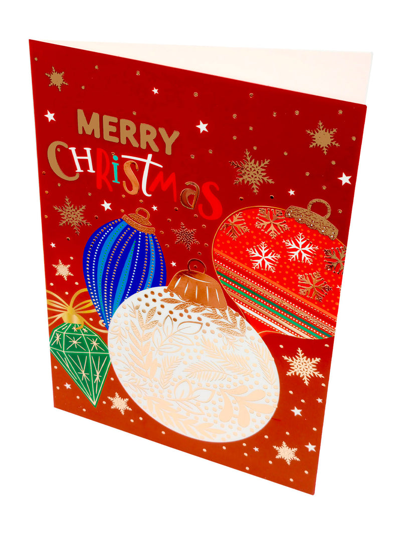 Tarjeta Navideña 12.5X17.5Cm Iconos X 1 Pcs X 12 Unidades