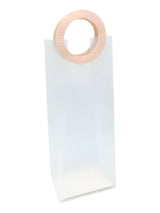 Bolsa De Vino 13.5X35 Mango Semi Transparente X 12 Unidades