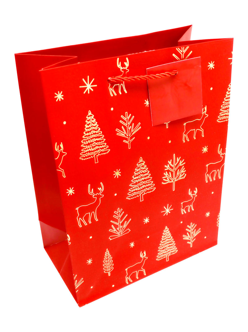 Bolsa De Regalo Navidad Iconos X 12 Unidades