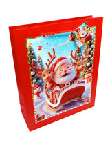 Bolsa de Regalo Navidad Pascuero 3D X 12 Unidades