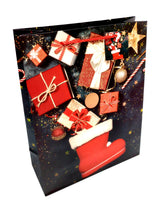 Bolsa de Regalo Navidad Diseños X 12 Unidades