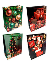 Bolsa de Regalo Navidad Diseños X 12 Unidades