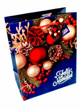 Bolsa de Regalo Navidad Diseños Feliz Navidad X 12 Unidades