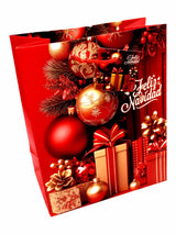 Bolsa de Regalo Navidad Diseños Feliz Navidad X 12 Unidades