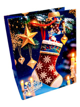 Bolsa de Regalo Navidad Diseños Feliz Navidad X 12 Unidades