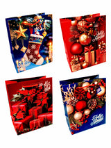 Bolsa de Regalo Navidad Diseños Feliz Navidad X 12 Unidades