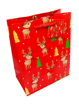 Bolsa de Regalo Navidad Diseño Pompom  30X40 X 12 Unidades