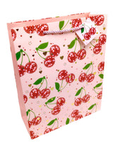 Bolsa De Regalo Cerezas  X 12 Unidad