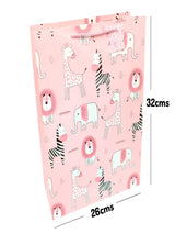 Bolsa De Regalo Animales Safari  X 12 Unidades