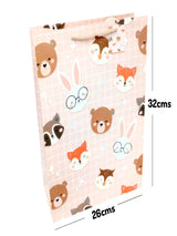 Bolsa De Regalo Animales Safari  X 12 Unidades