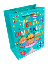 Bolsa De Regalo Torta Feliz Cumpleaños  X12 Unidades