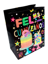 Bolsa De Regalo Torta Feliz Cumpleaños  X12 Unidades