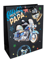 Bolsa De Regalo Feliz Dia Papa Vintage  X 12 Unidades