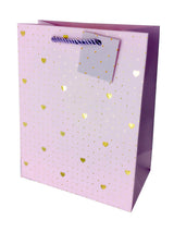 Bolsa De Regalo Corazones Dorado X 12 Unidades