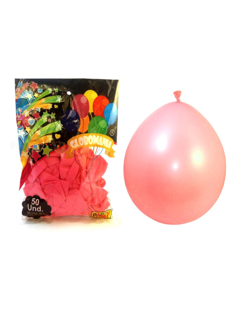 Globos N°9 Standard Diferentes Colores 50 Unidades