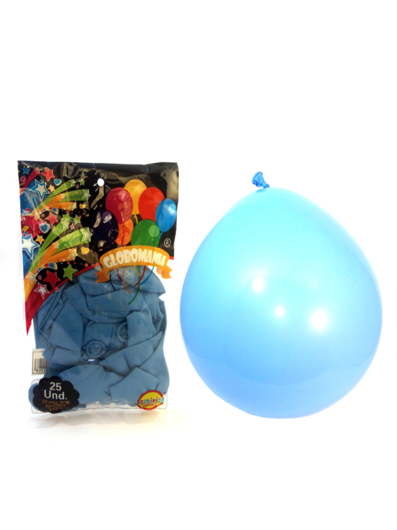 Globo N°9 Standard Diferentes Colores 25 Unidades