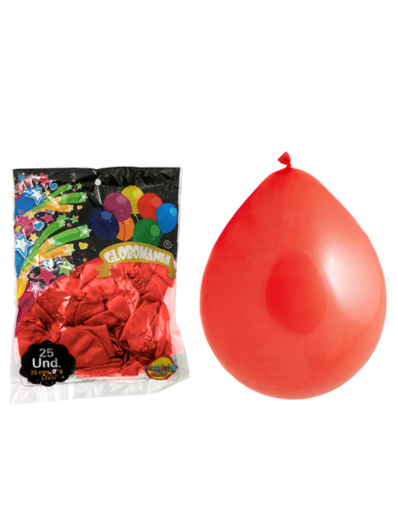 Globo N°9 Standard Diferentes Colores 25 Unidades