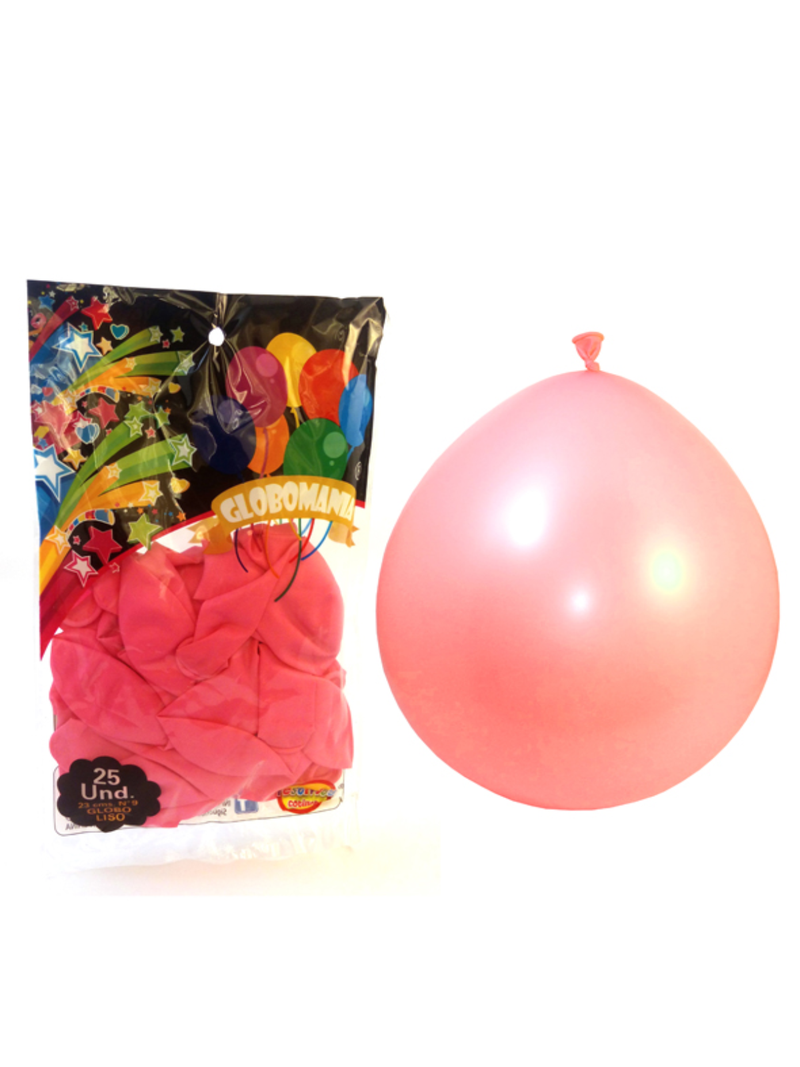 Globo N°9 Standard Diferentes Colores 25 Unidades