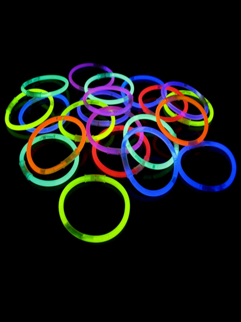 Pulsera Fluor 50 o 100 Unidades