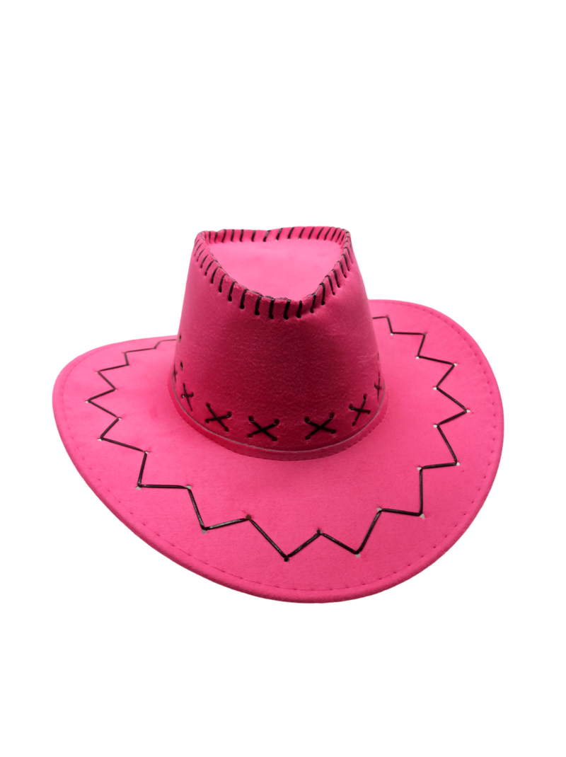 Sombrero Vaquero Fucsia 1 Unidad