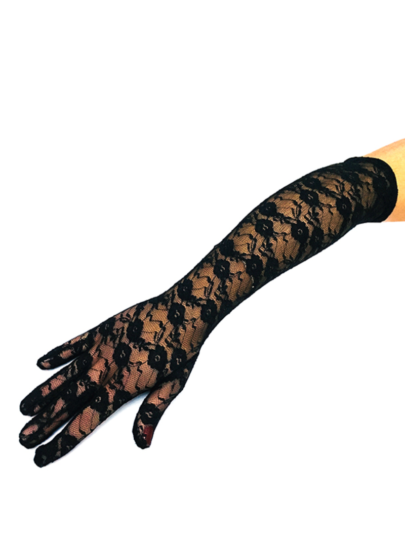 Guante Encaje Largo 45 Cm 1 Par