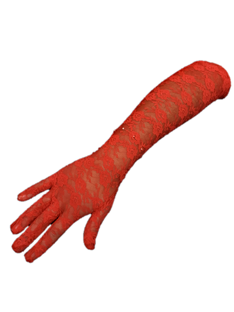 Guante Encaje Largo 45 Cm 1 Par