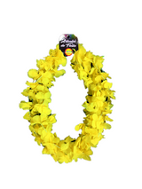 Collar Flor Hawaiano Liso 6 Unidades