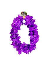 Collar Flor Hawaiano Liso 6 Unidades