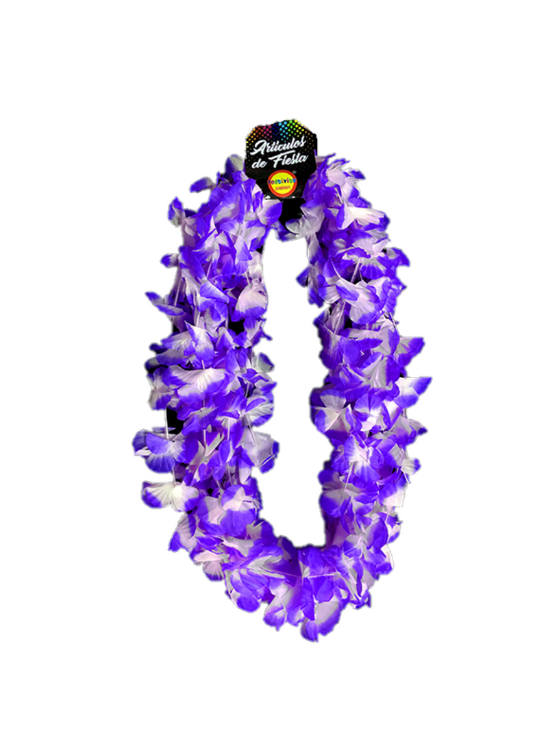 Collar Flor Hawaiano 2 Colores 6 Unidades