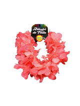 Cintillo Elasticado Flor Hawaiano Fluor 6 Unidades