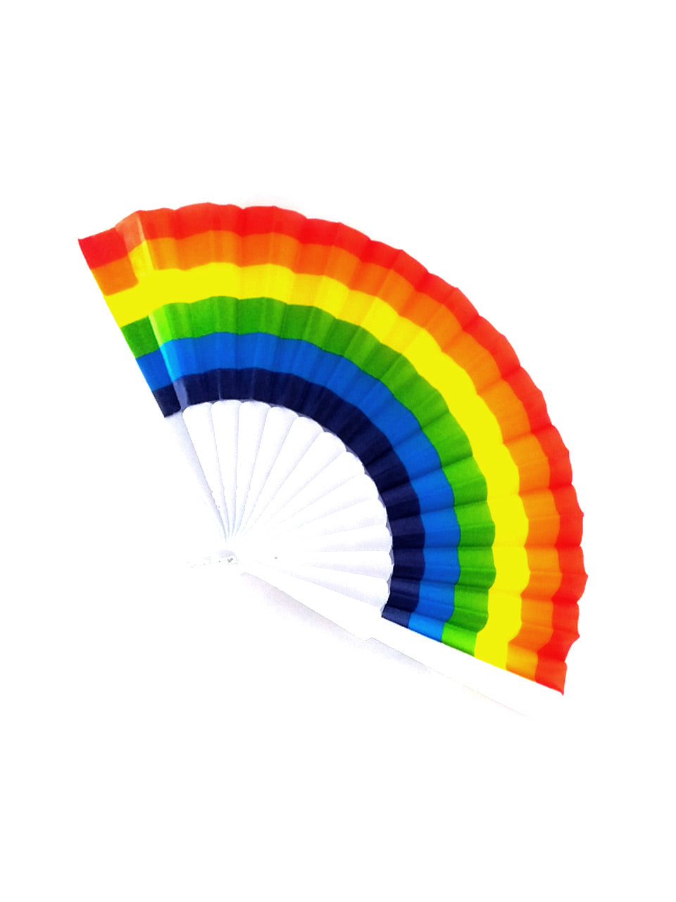 Abanico Plastico Arcoiris 12 Unidades
